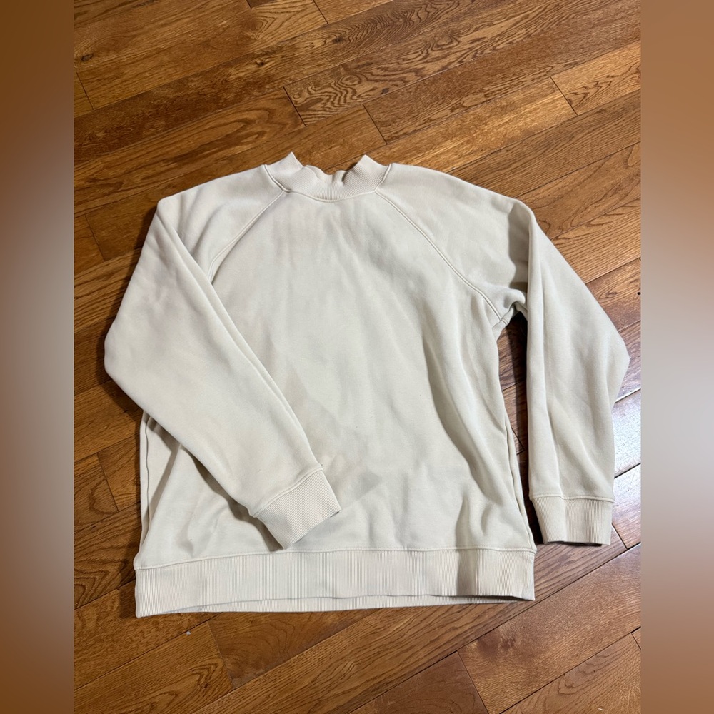 Fabletics Cream Crewneck